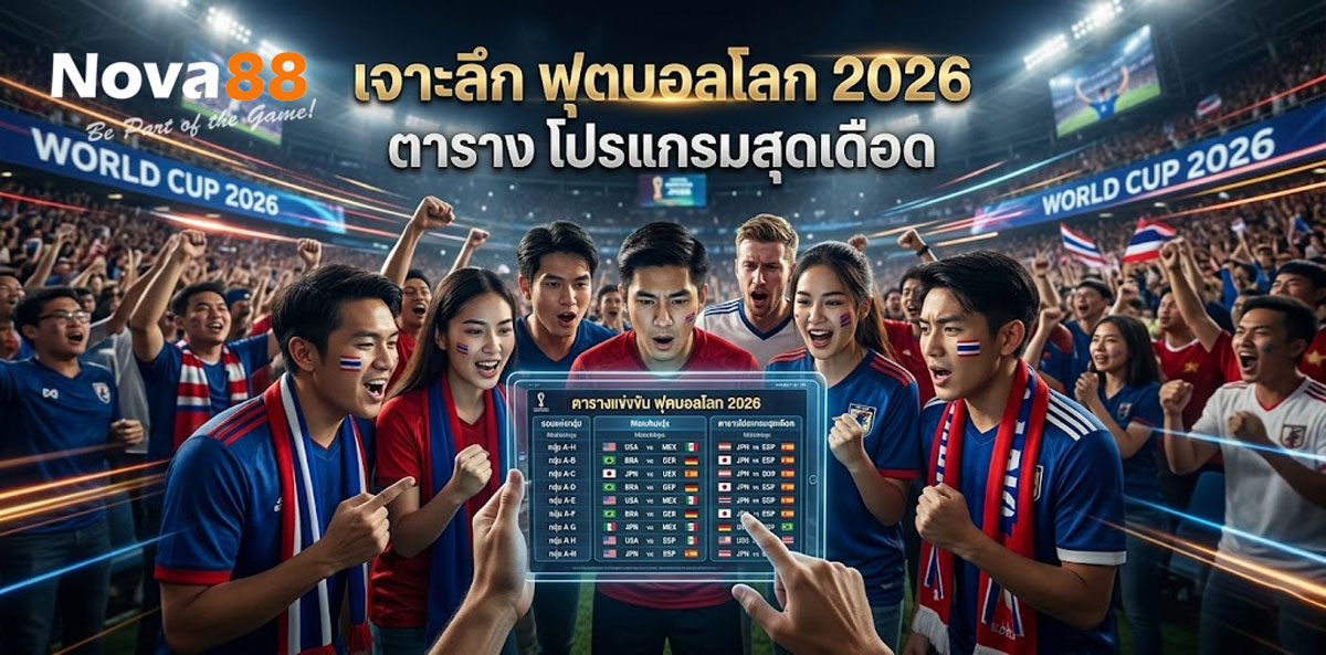 ฟุตบอลโลก 2026 ตาราง โปรแกรม