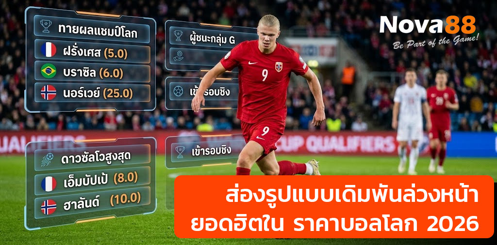 ราคาบอลโลก 2026 ทายผลแชมป์