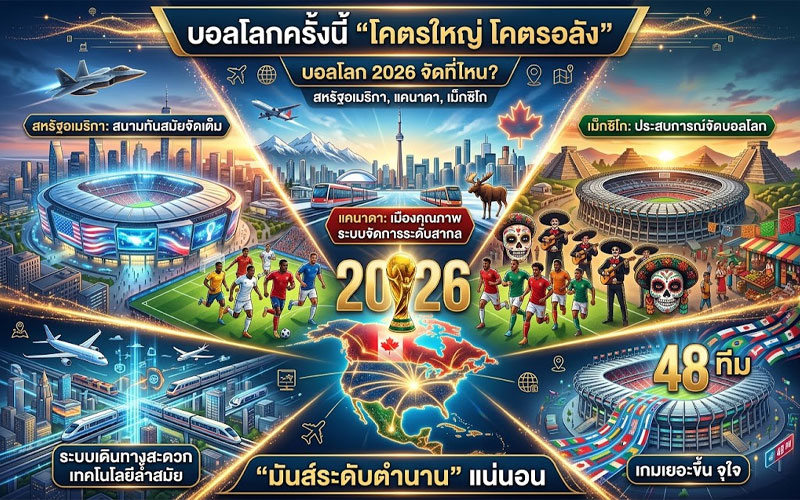 บอลโลก2026 จัดที่ไหน